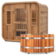 Primal Ice Bath + 6 Person Cedar Sauna
