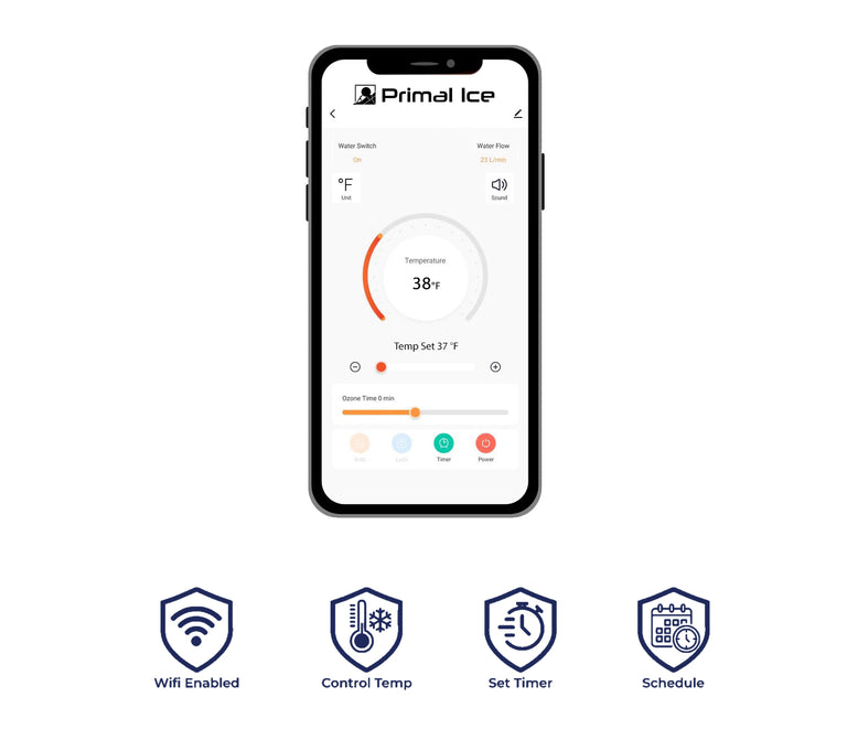 Primal Ice Bath + 8 Person Cedar Sauna